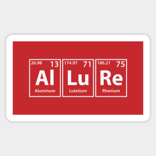 Allure (Al-Lu-Re) Periodic Elements Spelling Sticker